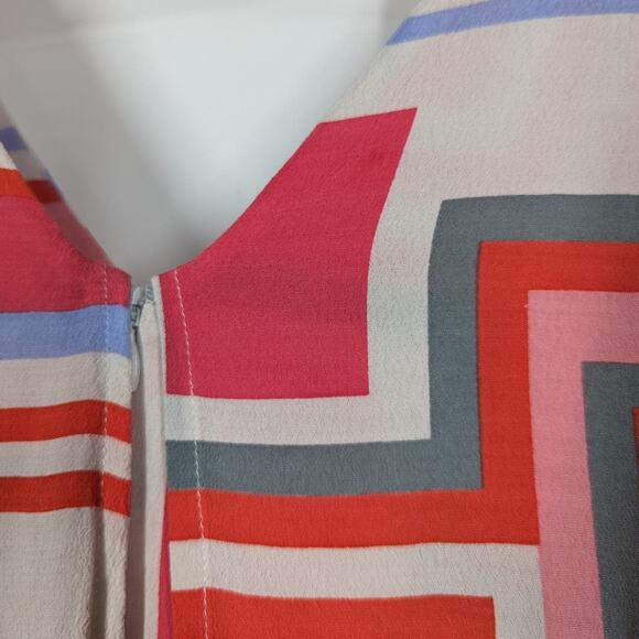 Mister Zimi Clover Jumpsuit Party Print Sleeveless Wide Leg Size 6 Preowned - Picture 9 of 15